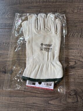 Cestus GU-603 Grain Goatskin Gloves in Cream